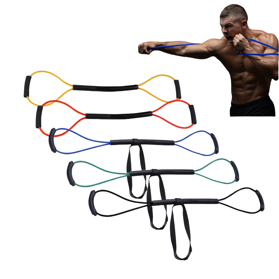 Boxing Resistance Band, Boxing Training Band for Boxing Kickboxing Gym Workout Home Training with Varied Resistance Levels