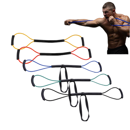 Boxing Resistance Band, Boxing Training Band for Boxing Kickboxing Gym Workout Home Training with Varied Resistance Levels