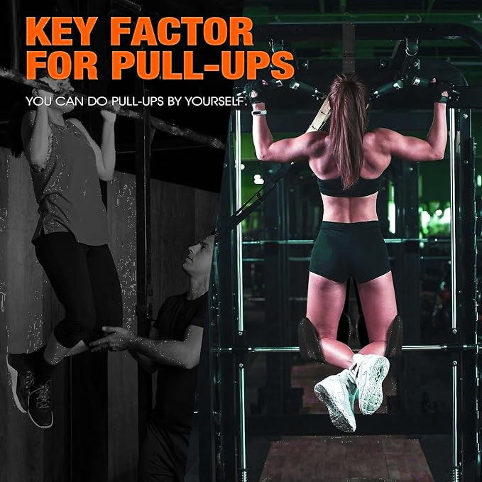 Pull Up Assistance Bands, Resistance Bands for Pull Up Bar Workout, Adjustable Heavy Duty Pull Up Assist Equipment with 4 Assistance Bands, Home Gym Fitness Exercise Strength Training