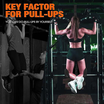 Pull Up Assistance Bands, Resistance Bands for Pull Up Bar Workout, Adjustable Heavy Duty Pull Up Assist Equipment with 4 Assistance Bands, Home Gym Fitness Exercise Strength Training